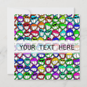 COOL SMILING FACES GROUP + your text