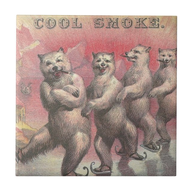 Cool Smoke Ceramic Tile (Front)