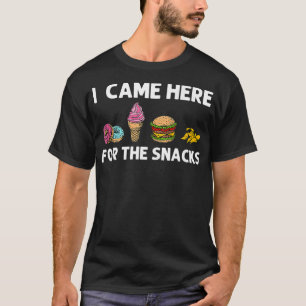 Cool Snack Art For Men Women Food Delivery Snacks T-Shirt