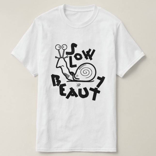 Cool snail sketch v1 T-Shirt (Design Front)