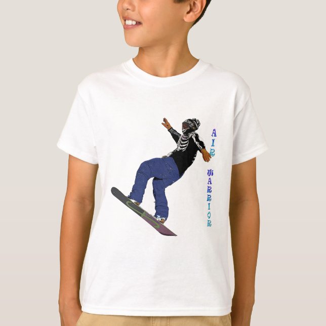 Cool SNOW BOARDER Winter Sport Series T-Shirt (Front)