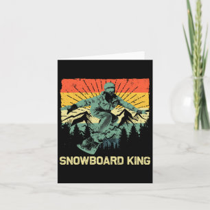 Cool Snowboard For Men Dad Snowboarding Skiing Sno Card