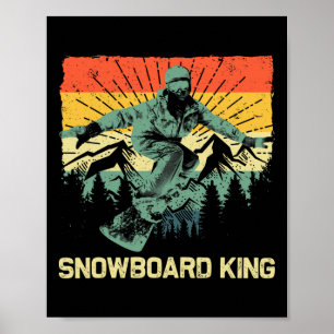 Cool Snowboard For Men Dad Snowboarding Skiing Sno Poster