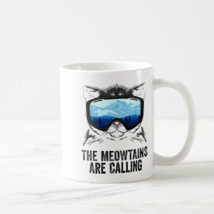 Cool snowboard for men women kids ski lover coffee mug