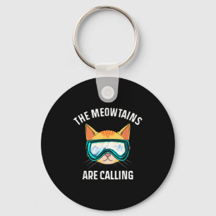 Cool snowboard for men women kids ski lover key ring