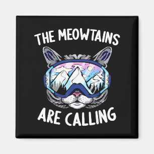 Cool snowboard for men women kids ski lover magnet