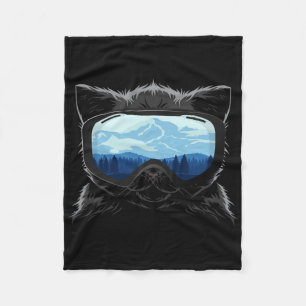 Cool Snowboard For Men Women Kids Ski Lover Mounta Fleece Blanket