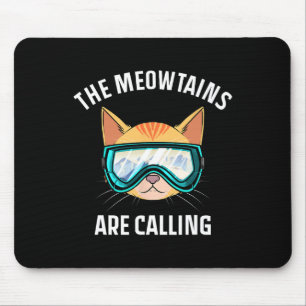 Cool Snowboard For Men Women Kids Ski Lover Mounta Mouse Pad