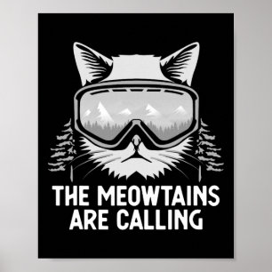 Cool Snowboard For Men Women Kids Ski Lover Mounta Poster