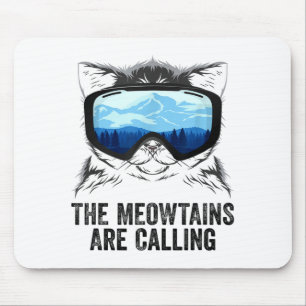Cool snowboard for men women kids ski lover mouse pad