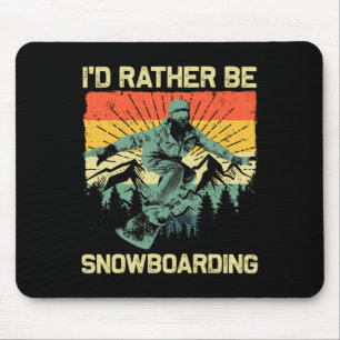Cool Snowboard For Men Women Snowboarding Skiing S Mouse Pad
