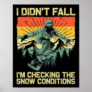 Cool Snowboard For Men Women Snowboarding Skiing S Poster
