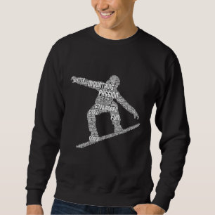 Cool Snowboarder Apparel & Gift Ideas Men's Unisex Sweatshirt