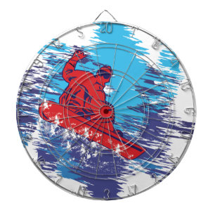 Cool Snowboarder Dartboard