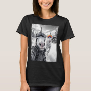 Cool Snowboarder Winter Sport Snowboard Unicorn Se T-Shirt