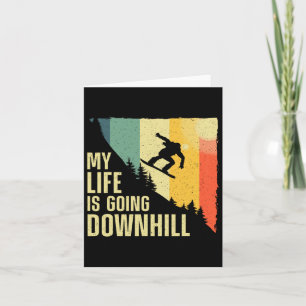 Cool Snowboarding Art For Men Women Snow Board Sno Card
