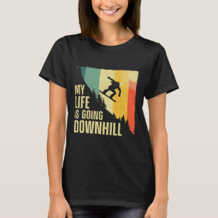 Cool Snowboarding Art For Men Women Snow Board Sno T-Shirt