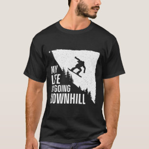 Cool Snowboarding Art For Men Women Snow Board Sno T-Shirt