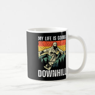 Cool Snowboarding Art For Men Women Snowboard Snow Coffee Mug