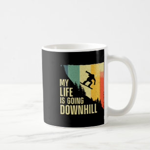 Cool Snowboarding Art For Men Women Snowboard Snow Coffee Mug