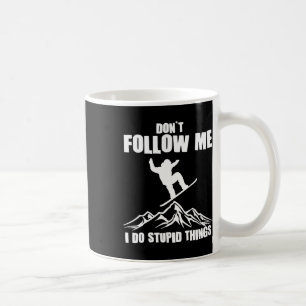 Cool Snowboarding Art For Men Women Snowboard Snow Coffee Mug