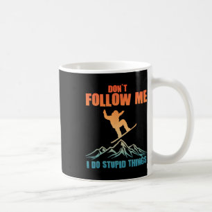 Cool Snowboarding Art For Men Women Snowboard Snow Coffee Mug