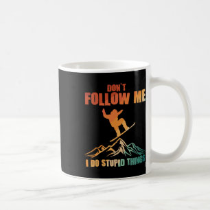 Cool Snowboarding Art For Men Women Snowboard Snow Coffee Mug