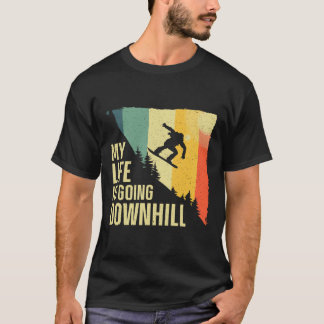 Cool Snowboarding Art For Men Women Snowboard Snow T-Shirt