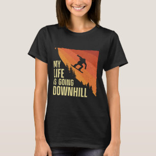 Cool Snowboarding Art For Men Women Snowboard Snow T-Shirt