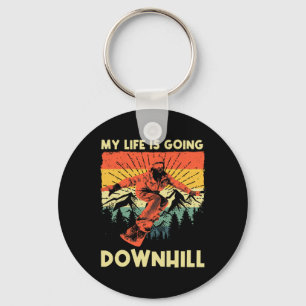 Cool Snowboarding Design For Men Women Snowboard S Key Ring