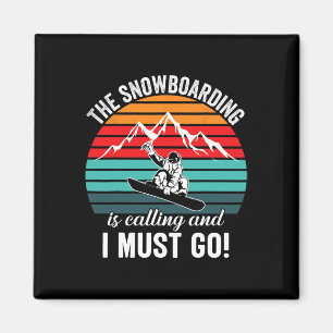 Cool Snowboarding Design For Men Women Snowboard S Magnet