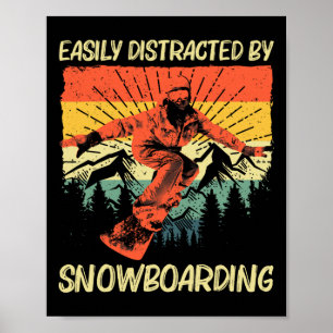 Cool Snowboarding Design For Men Women Snowboard S Poster