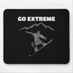 Cool Snowboarding Design  Mouse Pad