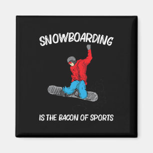Cool Snowboarding For Men Women Snowboard Snow Win Magnet