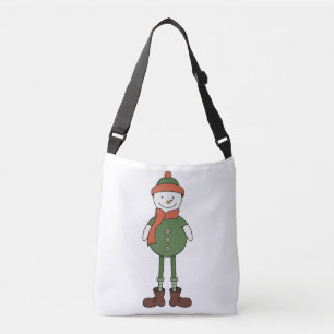 Cool Snowman Crossbody Bag