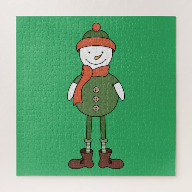 Cool Snowman Jigsaw Puzzle (Vertical)