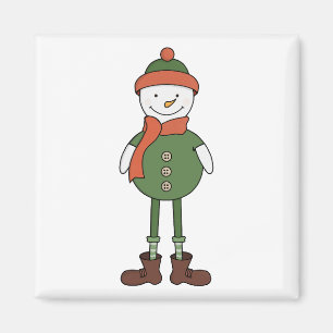 Cool Snowman Magnet
