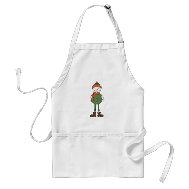 Cool Snowman Standard Apron (Front)