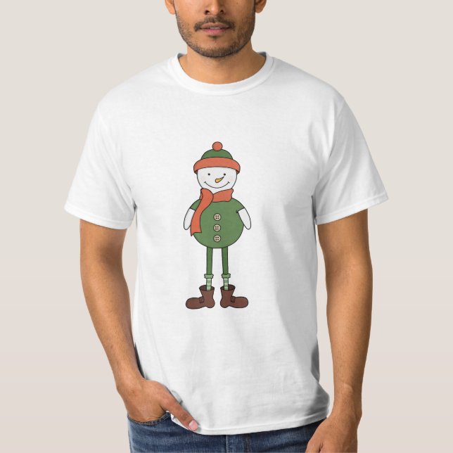 Cool Snowman T-Shirt (Front)