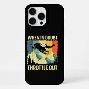 Cool Snowmobile Art for Men Women Kids Snowmobile iPhone 16 Pro Max Case