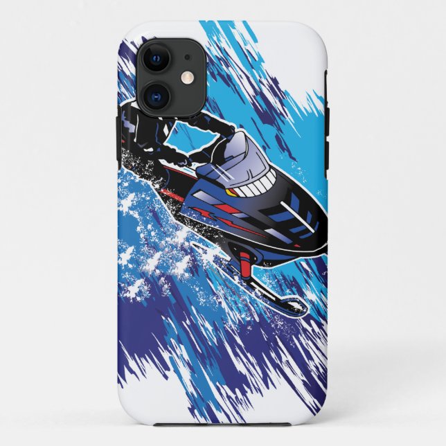 Cool Snowmobiler Case-Mate iPhone Case (Back)