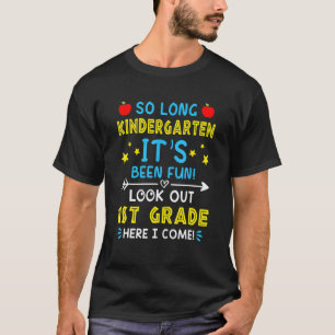 Cool So Long Kindergarten Look Out 1st Grade Here  T-Shirt