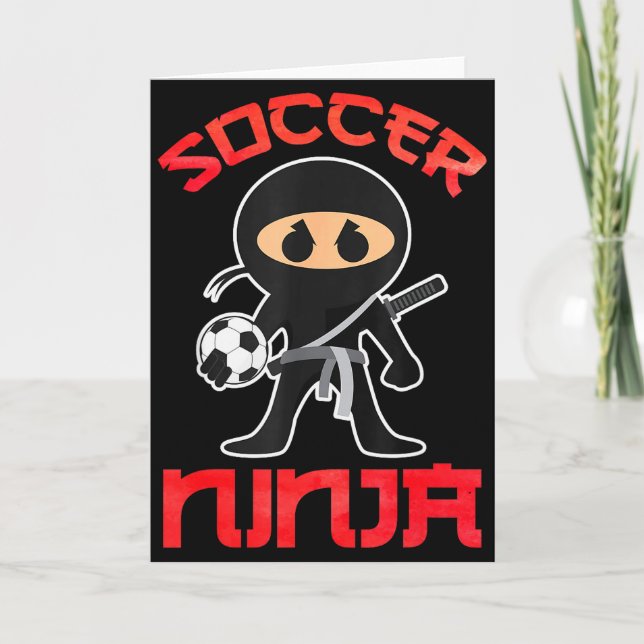 Cool Soccer Art For Men Boys Kid Soccer Lovers Soc Card (Front)