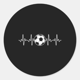 Cool Soccer Art For Men Women Soccer Lover Goalie Classic Round Sticker