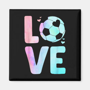 Cool Soccer Art For Women Girls Toddler Themed Soc Magnet