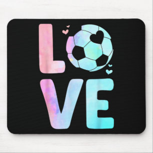 Cool Soccer Art For Women Girls Toddler Themed Soc Mouse Pad