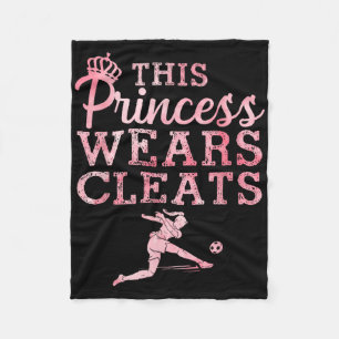 Cool Soccer Art For Women Teen Girls Goalie Soccer Fleece Blanket