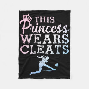 Cool Soccer Art For Women Teen Girls Goalie Soccer Fleece Blanket