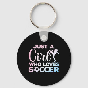 Cool Soccer Art For Women Teen Girls Goalie Soccer Key Ring