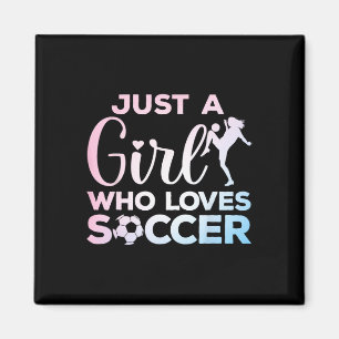 Cool Soccer Art For Women Teen Girls Goalie Soccer Magnet